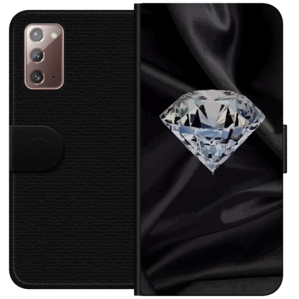 Samsung Galaxy Note20 Plånboksfodral Silke Diamant