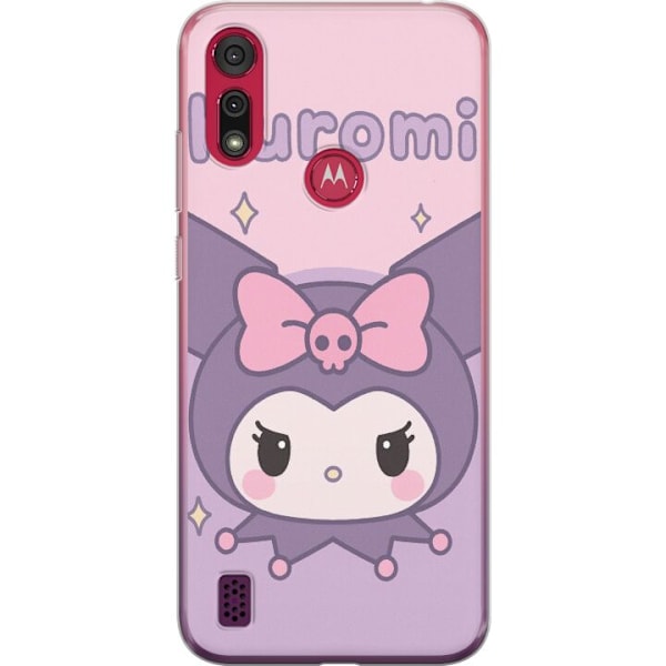 Motorola Moto E6s (2020) Läpinäkyvä kuori Kuromi Kawaii