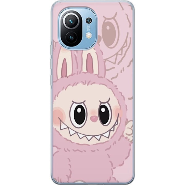 Xiaomi Mi 11 Läpinäkyvä kuori Labubu Floral Freak
