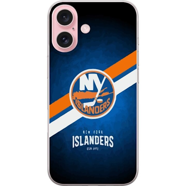 Apple iPhone 16 Läpinäkyvä kuori New York Islanders (NHL)