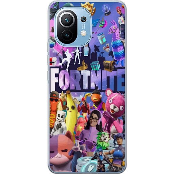 Xiaomi Mi 11 Gjennomsiktig deksel Fortnite