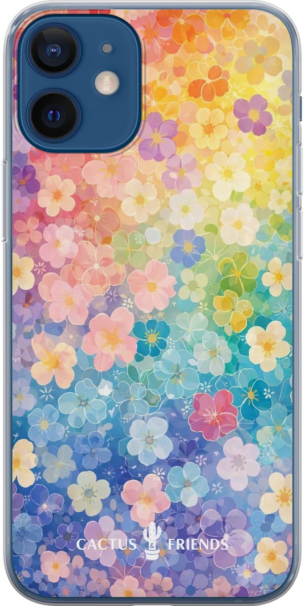 Kompatibelt Mobilskal till Apple iPhone 12 mini Cactus and Friends – RainbowBloom