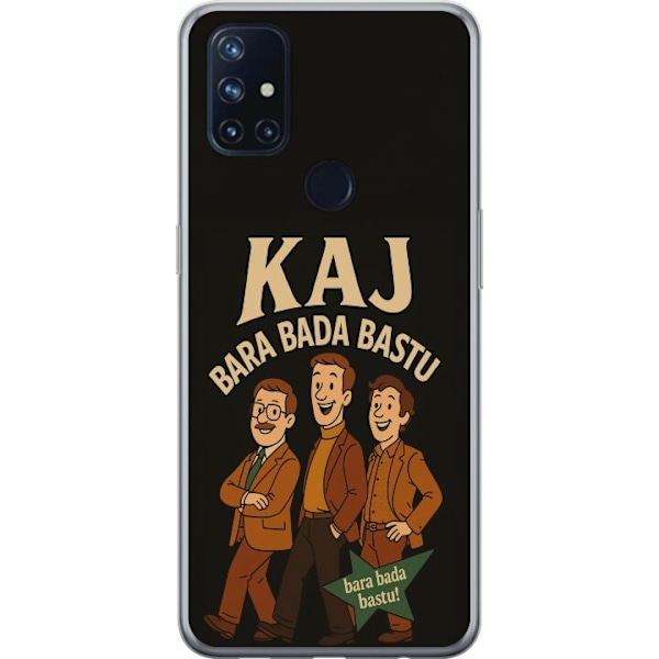 OnePlus Nord N10 5G Genomskinligt Skal Kaj Bara Bada Bastu Fes