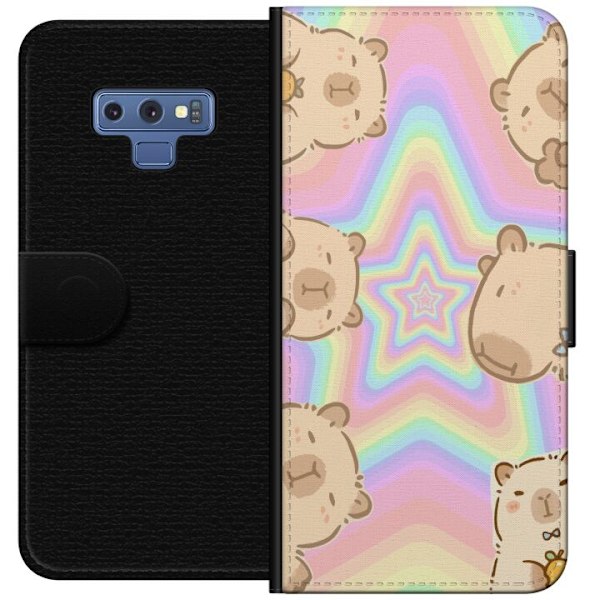 Samsung Galaxy Note9 Tegnebogsetui Kawaii Capybara Galaxy Sød