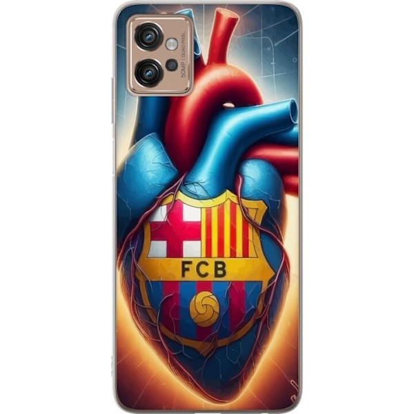 Motorola Moto G32 Gjennomsiktig deksel FCB Hjerte