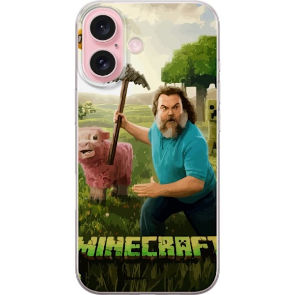 Apple iPhone 16 Läpinäkyvä kuori A Minecraft Movie