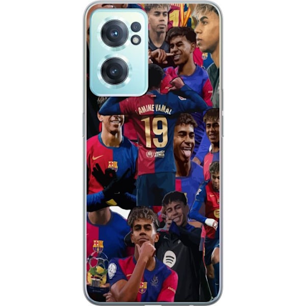 OnePlus Nord CE 2 5G Läpinäkyvä kuori Lamine Yamal mobiilikotelo jalkapallofaneille