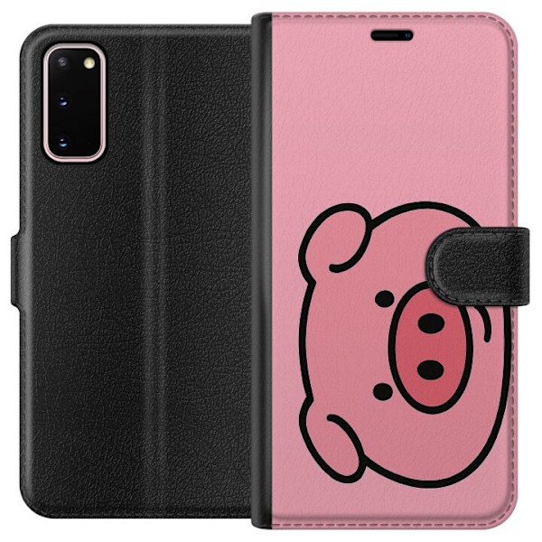 Samsung Galaxy S20 Tegnebogsetui Kawaii Piggy