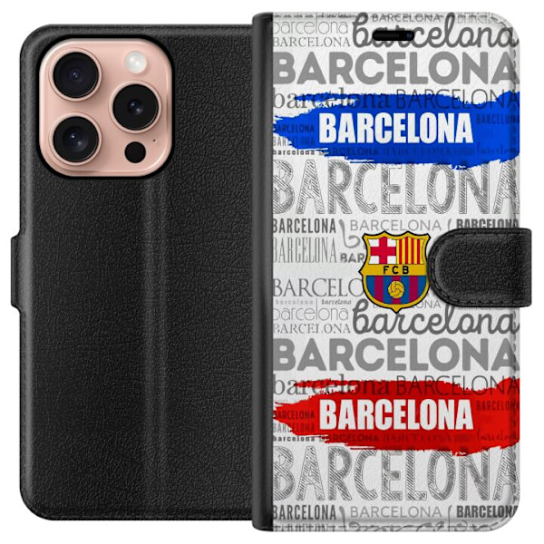 Apple iPhone 16 Pro Lommeboketui FC Barcelona