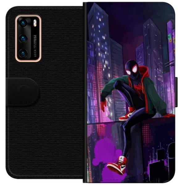 Huawei P40 Lompakkokotelo Fortnite - Spider-Man