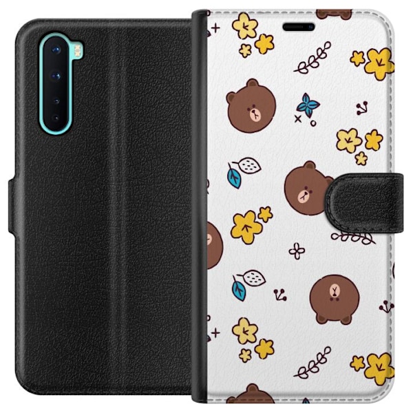 OnePlus Nord Tegnebogsetui Børne mønstre