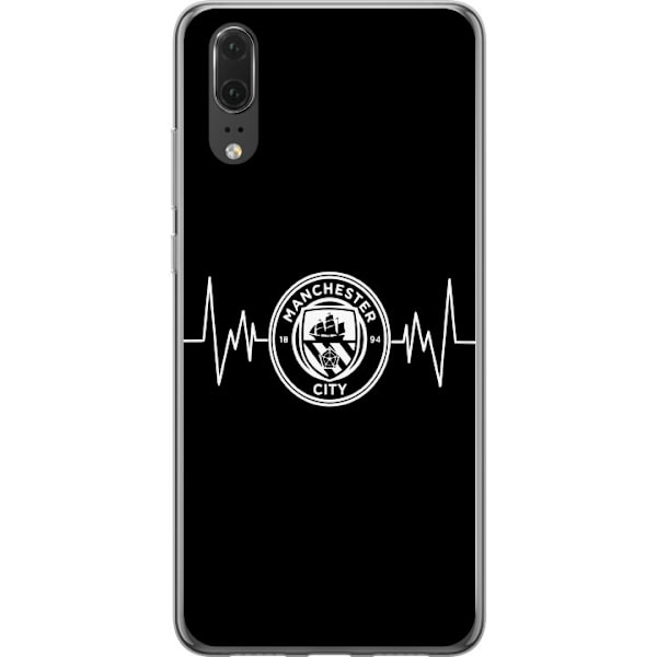 Huawei P20 Gennemsigtig cover Manchester City F.C.