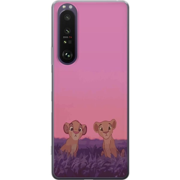 Sony Xperia 1 III Läpinäkyvä kuori Vaaleanpunainen