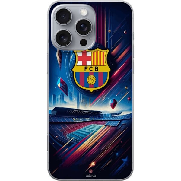 Apple iPhone 16 Pro Max Läpinäkyvä kuori FC Barcelona