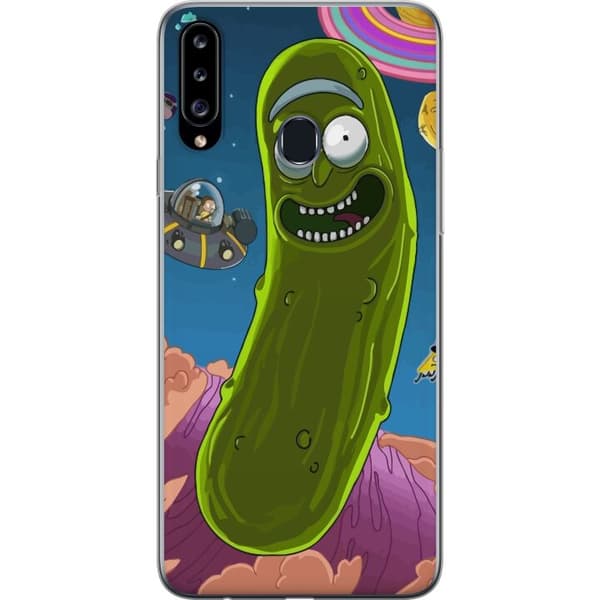 Kompatibelt Mobildeksel til Samsung Galaxy A20s Agurk Rick