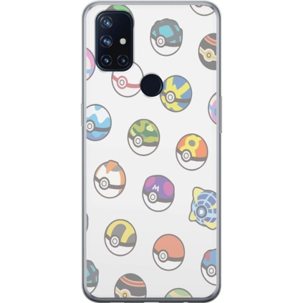 OnePlus Nord N10 5G Gjennomsiktig deksel Pokemon