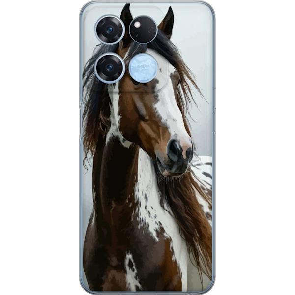 OnePlus Ace Racing Läpinäkyvä kuori Hevonen Eläimet Aihe Graafinen Suunnittelu Luonto Vahva Aihe Suosittu Taide Eläinten Teema Ratsastus