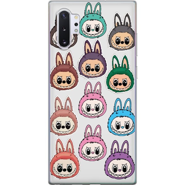 Samsung Galaxy Note10+ Gjennomsiktig deksel Labubu Macaron Mon