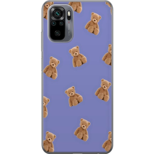 Xiaomi Redmi Note 10 Gennemsigtig cover Flyvende bjørne