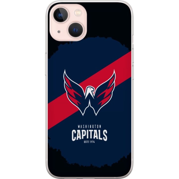 Apple iPhone 13 Läpinäkyvä kuori Washington Capitals (NHL)