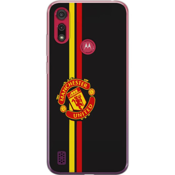 Motorola Moto E6s (2020) Genomskinligt Skal Manchester United