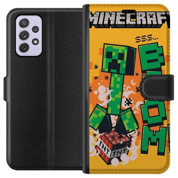 Samsung Galaxy A52s 5G Plånboksfodral Minecraft Boom