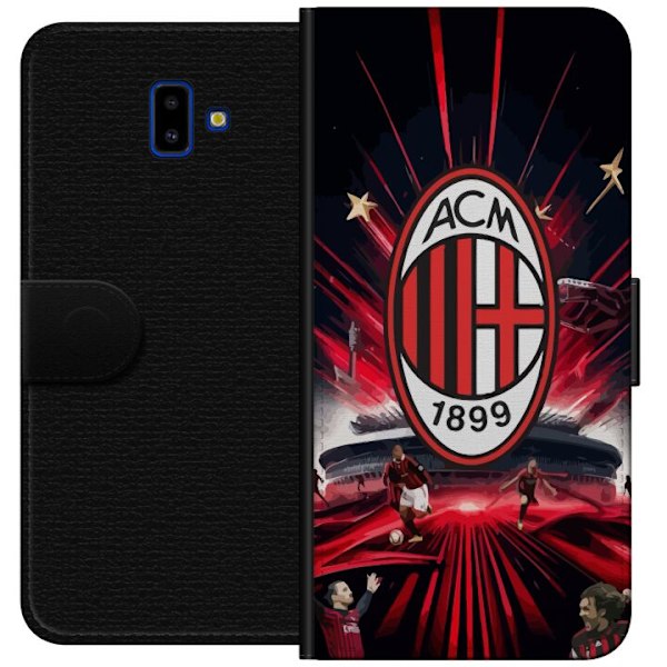 Samsung Galaxy J6+ Plånboksfodral AC Milan