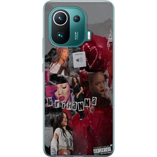 Xiaomi Mi 11 Pro Gjennomsiktig deksel Rihanna – Iconic Fashi