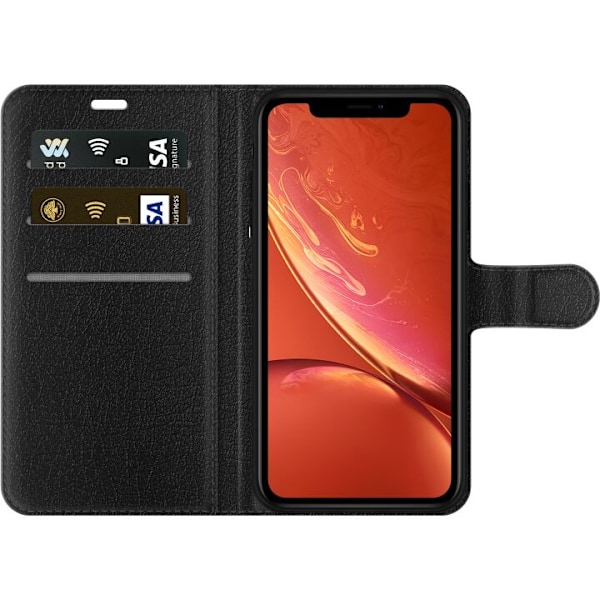 Apple iPhone XR Plånboksfodral Stitch Lycka till