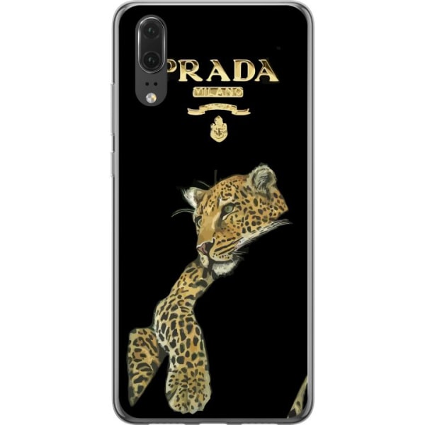 Huawei P20 Gennemsigtig cover Prada Leopard