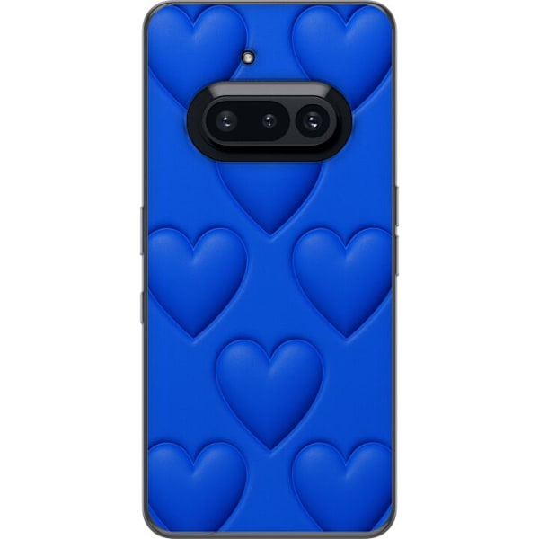 Nothing Phone (3a) Genomskinligt Skal Blue Hearts
