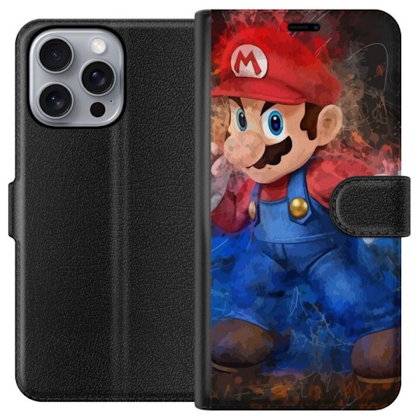 Apple iPhone 16 Pro Max Lompakkokotelo Super Mario Bros