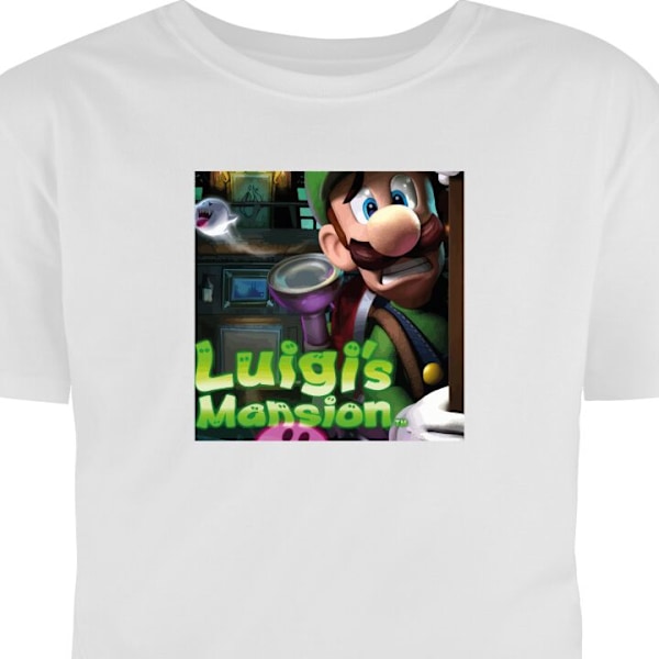 T-shirt til Voksen | Klassisk Voksen T-shirt Mario hvid L