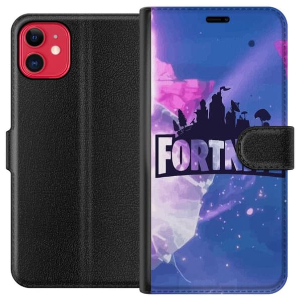 Kompatibel Tegnebogsetui til Apple iPhone 11 Fortnite Gaming