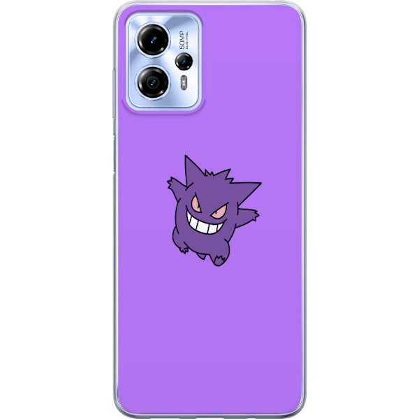 Motorola Moto G13 Gennemsigtig cover Gengar Pokémon