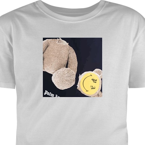 Børne T-shirt | Behagelig T-shirt til Børn Teddy Palm Angels grå 3-4 År