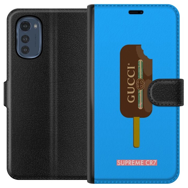 Motorola Moto E32s Tegnebogsetui Gucci Glass