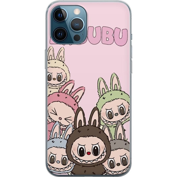 Apple iPhone 12 Pro Max Läpinäkyvä kuori Labubu Classics