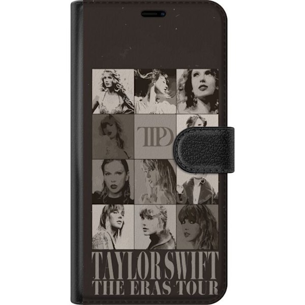 Apple iPhone 16 Pro Tegnebogsetui Taylor Swift Sort/Hvid