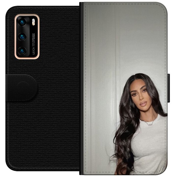 Huawei P40 Tegnebogsetui Kim Kardashian – Iconic Style Collection