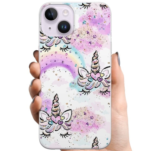 Apple iPhone 14 TPU Matkapuhelimen kuori Yksisarvinen