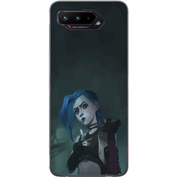 Asus ROG Phone 5 Läpinäkyvä kuori League of Legends