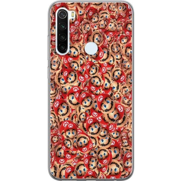 Kompatibelt Mobildeksel til Xiaomi Redmi Note 8 Super Mario mönster rød
