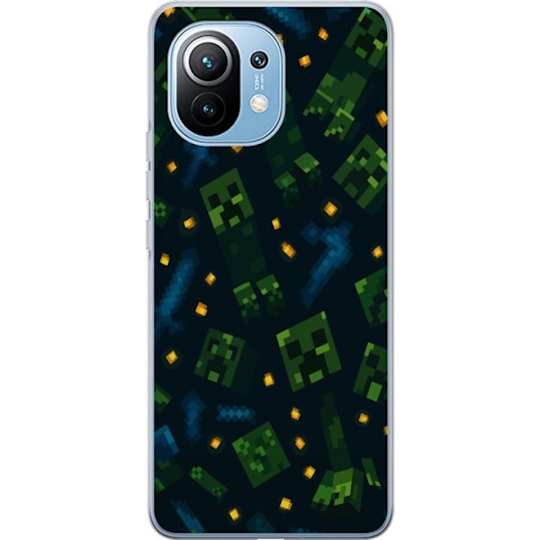 Xiaomi Mi 11 Gjennomsiktig deksel Minecraft Dungeons Mob