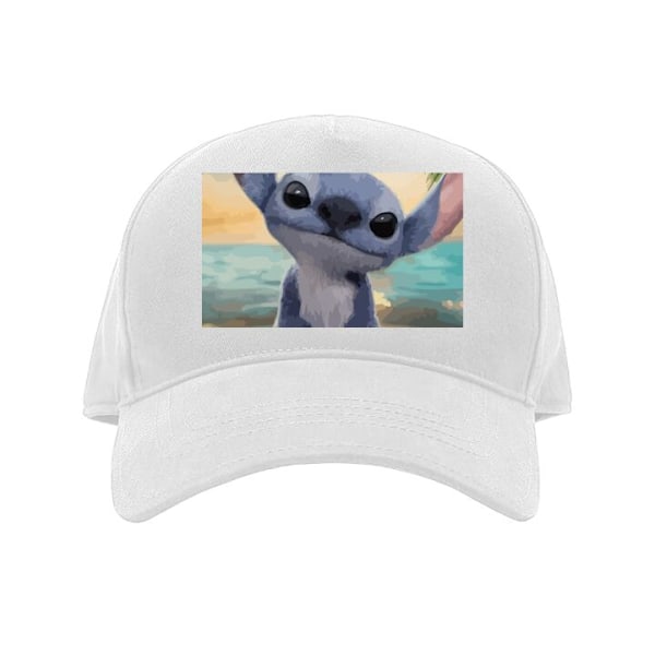 Keps för Vuxen | Klassisk Justerbar Keps Stitch Kärleksfull vit Vuxen