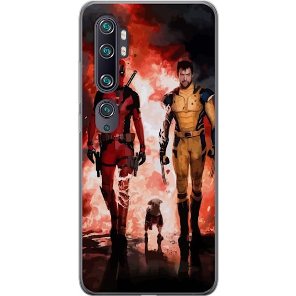Xiaomi Mi Note 10 Läpinäkyvä kuori Wolverine Deadpool
