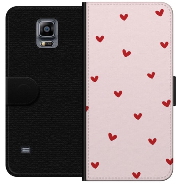 Samsung Galaxy Note 4 Plånboksfodral Hjärtan