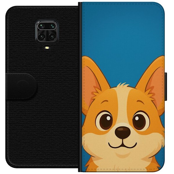 Xiaomi Redmi Note 9 Pro Tegnebogsetui Hello Corgi