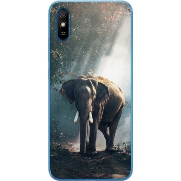Xiaomi Redmi 9A Genomskinligt Skal Elefant