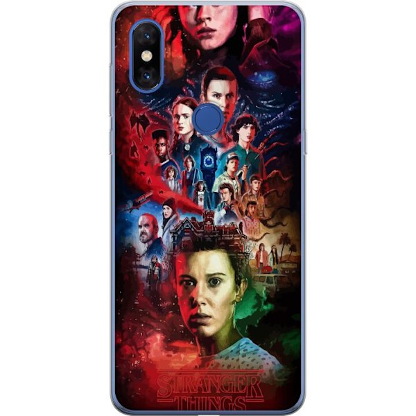 Xiaomi Mi Mix 3 Läpinäkyvä kuori Stranger Things